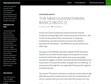 Tablet Screenshot of humanicontrarian.com